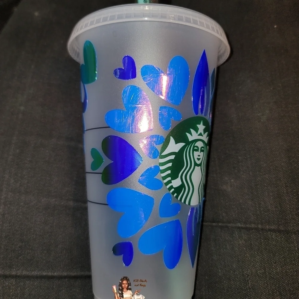 Custom Sunshine and Butterflies Starbucks‎ Cold Cup